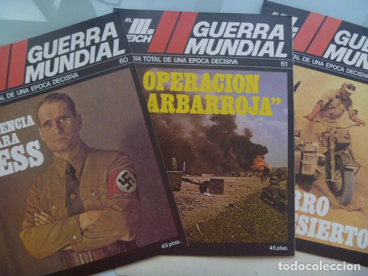 Military Antiques: LOTE DE 3 FASCICULOS COLECCION &acute; EL III REICH , HISTORIA TOTAL DE UNA EPOCA DECISIVA. N&ordf; 60, 61 y 63