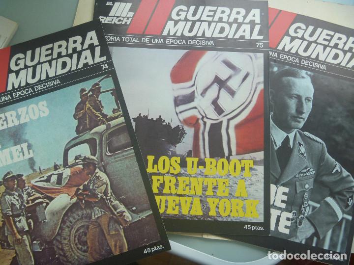 Military Antiques: LOTE DE 3 FASCICULOS COLECCION &acute; EL III REICH , HISTORIA TOTAL DE UNA EPOCA DECISIVA. N&ordf; 74, 75 y 76