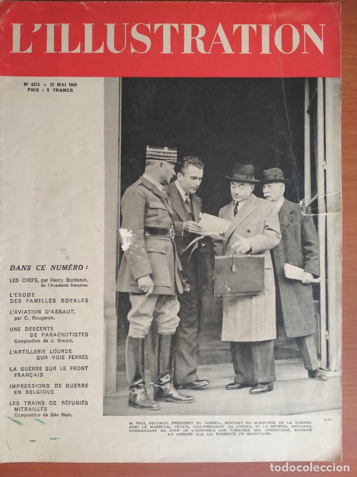 Military Antiques: Revista francesa L'ILLUSTRATION n&ordm; 5073 de 25-05-1940