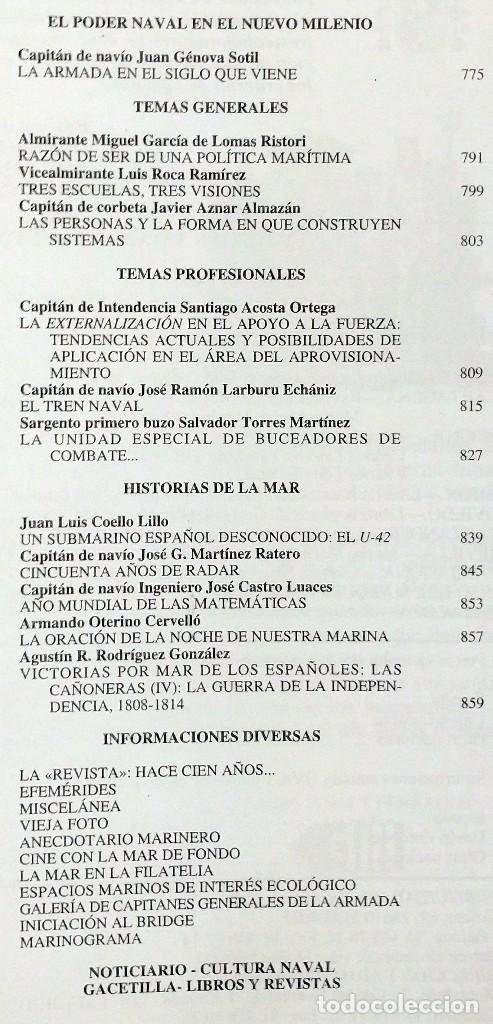 Militaria: REVISTA GENERAL DE MARINA - JUNIO 2000 - Foto 2