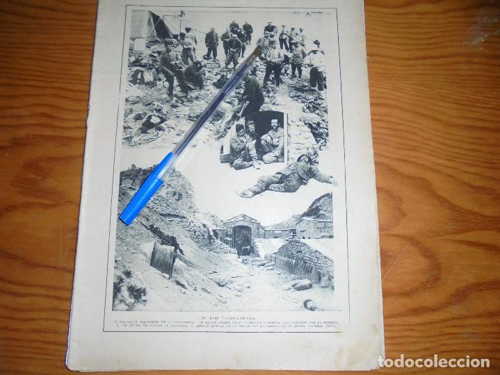 Militaria: RECORTE PRENSA : SOLDADOS FRANCESES EN LAS DARDENAS. BLANCO Y NEGRO, JUNIO 1915