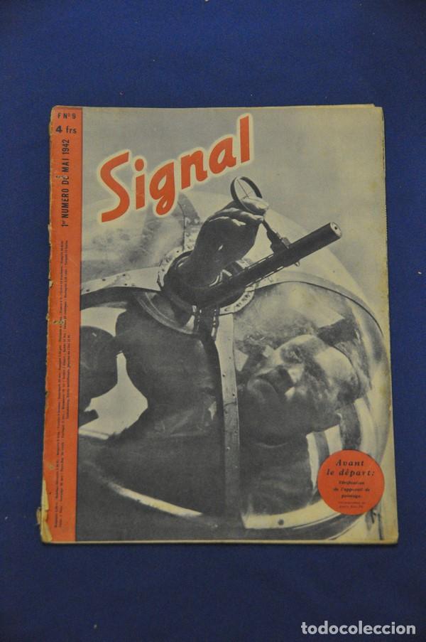 Military Antiques: Revista Signal. N&ordm; 9. Mayo de 1942. En franc&eacute;s.