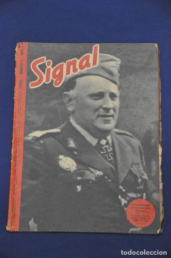 Military Antiques: Revista Signal. N&ordm; 3. 1944. En franc&eacute;s