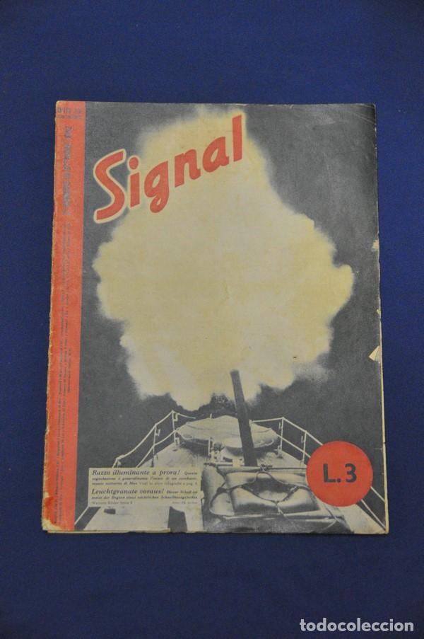 Military Antiques: Revista Signal. N&ordm;20. Octubre de 1942. En alem&aacute;n e italiano.