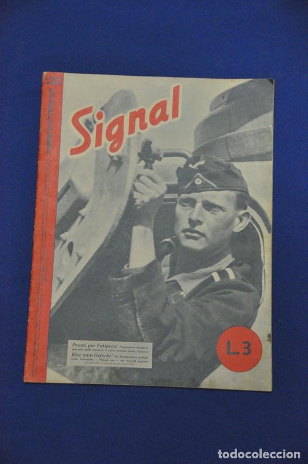 Military Antiques: Revista Signal. N&ordm;18. Setiembre de 1942. En alem&aacute;n e italiano.