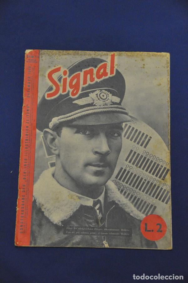 Military Antiques: Revista Signal. N&ordm; 17. Diciembre 1940. En alem&aacute;n e italiano.