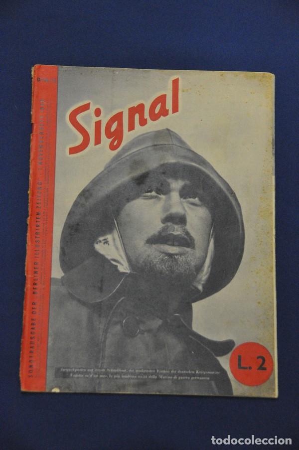 Military Antiques: Revista Signal. N&ordm; 15. Noviembre 1940. En alem&aacute;n e italiano.