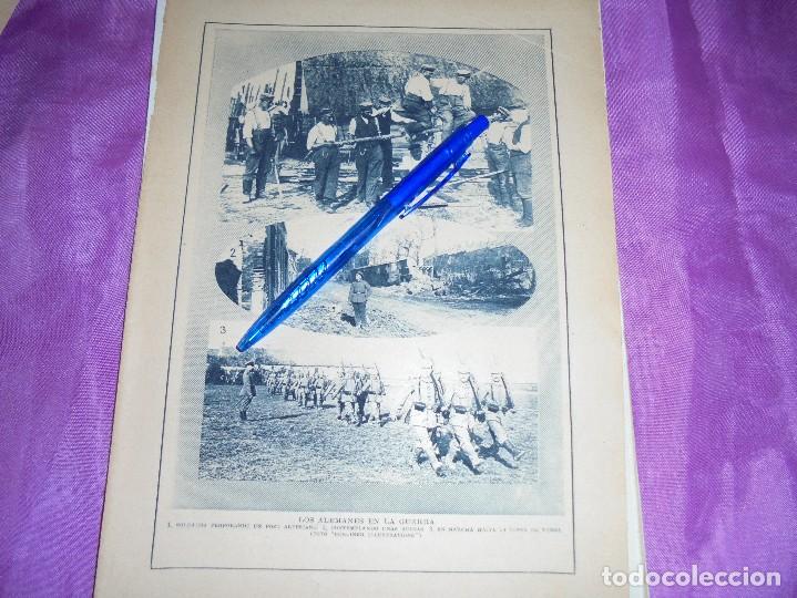 Militaria: RECORTE PRENSA : LOS ALEMANES EN LA GUERRA. BLANCO Y NEGRO, AGTO 1915