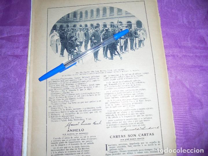 Militaria: RECORTE PRENSA : CONDECORACIONES A OFICIALES HERIDOS . BLANCO Y NEGRO, JULIO 1915