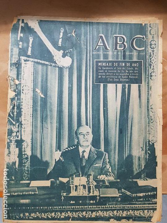 Military Antiques: MENSAJE fin de a&ntilde;o 1960