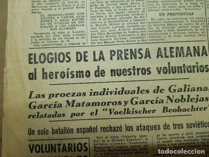 Militaria: recorte division azul heroismo garcia noblejas