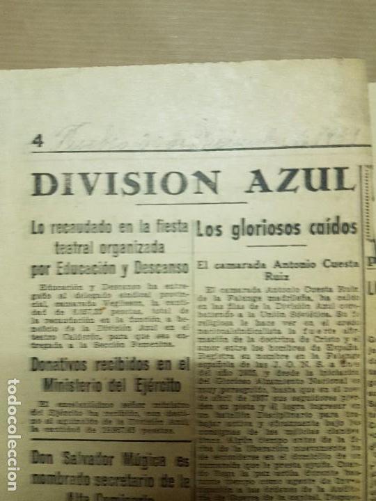 Militaria: recorte division azul antono cuesta ruiz