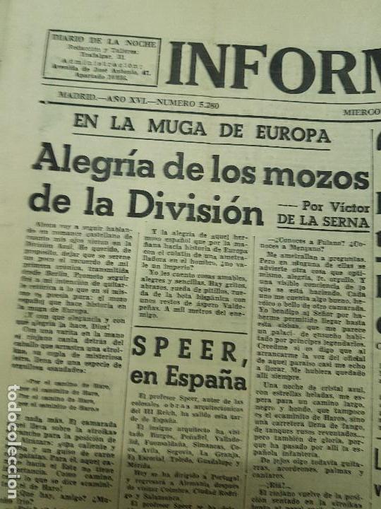 Militaria: recortes division azul alegria de los mozos