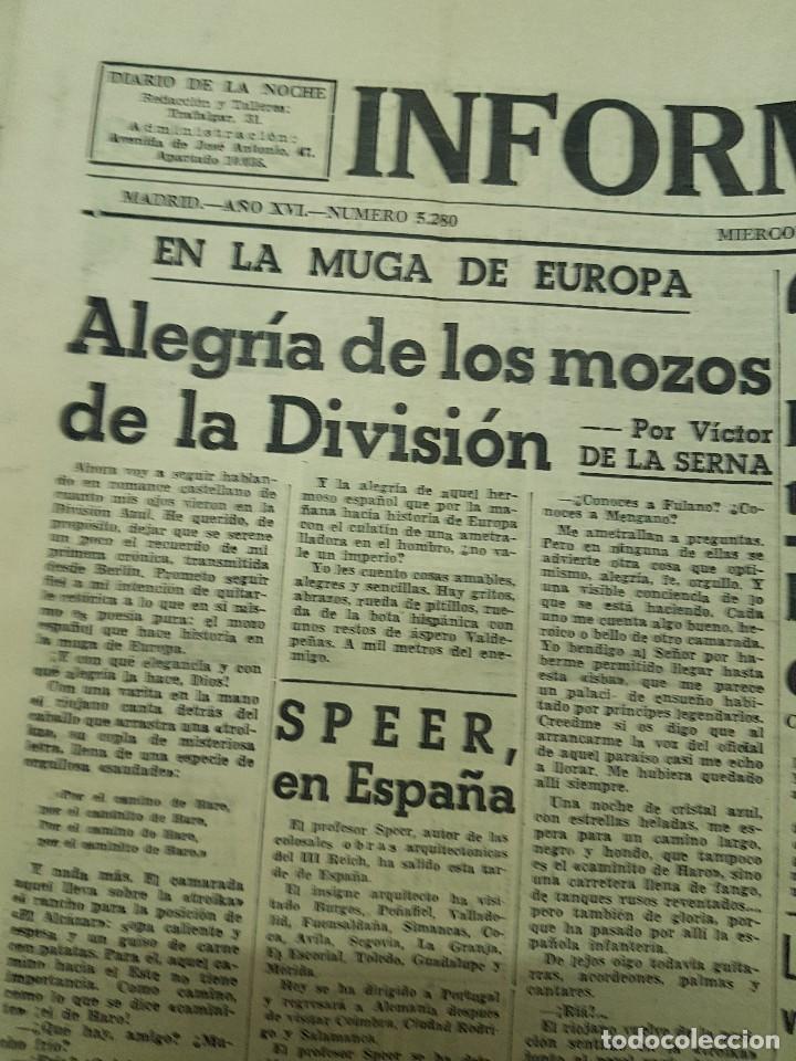 Militaria: recortes division azul alegria de los mozos