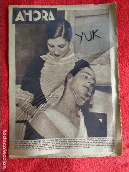 Military Antiques: GUERRA CIVIL -- PERI&Oacute;DICO REPUBLICANO -- AHORA. A&ntilde;o VII. N&ordm; 1764 -- Jueves 20 de Agosto de 1936
