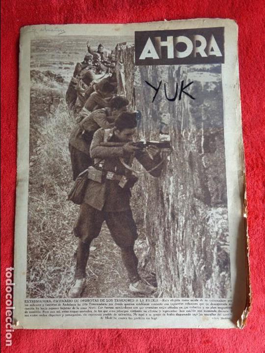 Military Antiques: GUERRA CIVIL -- PERI&Oacute;DICO REPUBLICANO -- AHORA. A&ntilde;o VII. N&ordm; 1769 -- Mi&eacute;rcoles 26 de Agosto de 1936