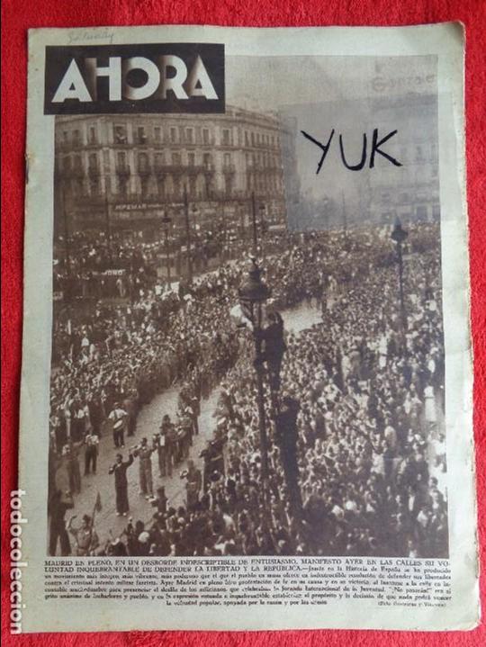 Military Antiques: GUERRA CIVIL -- PERI&Oacute;DICO REPUBLICANO - AHORA - A&ntilde;o VII. N&ordm; 1775 - Miercoles 2 de Septiembre de 1936