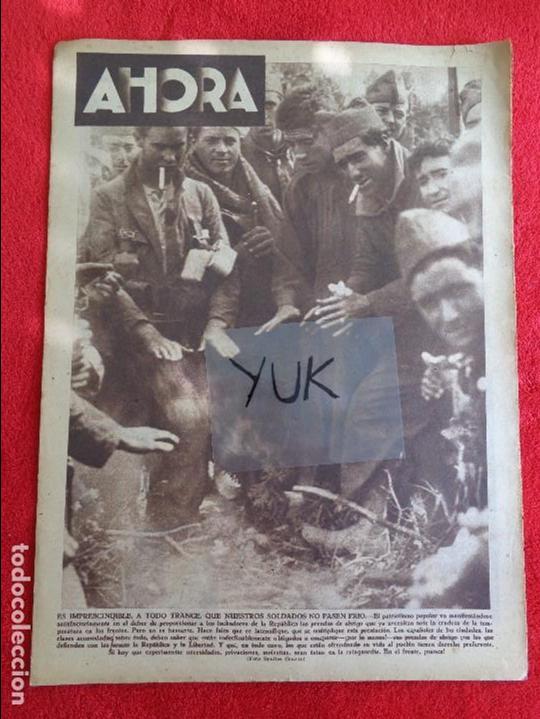 Military Antiques: GUERRA CIVIL - PERI&Oacute;DICO REPUBLICANO - AHORA A&ntilde;o VII. N&ordm; 1793 -- Miercoles 23 de Septiembre de 1936