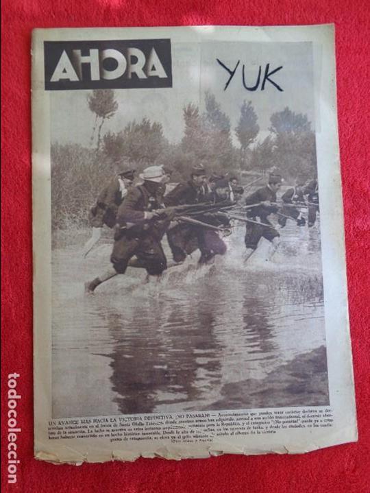 Military Antiques: GUERRA CIVIL -- PERI&Oacute;DICO REPUBLICANO -- AHORA A&Ntilde;O VII. N&ordm; 1795 -- VIERNES 25 DE SEPTIEMBRE DE 1936