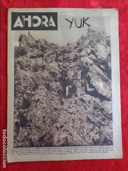 Military Antiques: GUERRA CIVIL -- PERI&Oacute;DICO REPUBLICANO -- AHORA A&ntilde;o VII. N&ordm; 1780 - Martes 8 de Septiembre de 1936