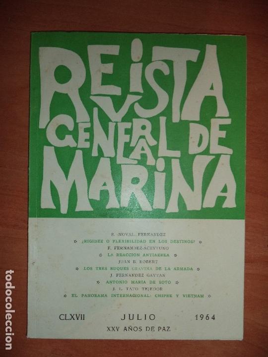 Militaria: REVISTA GENERAL DE MARINA. JULIO-1964. TOMO 167.