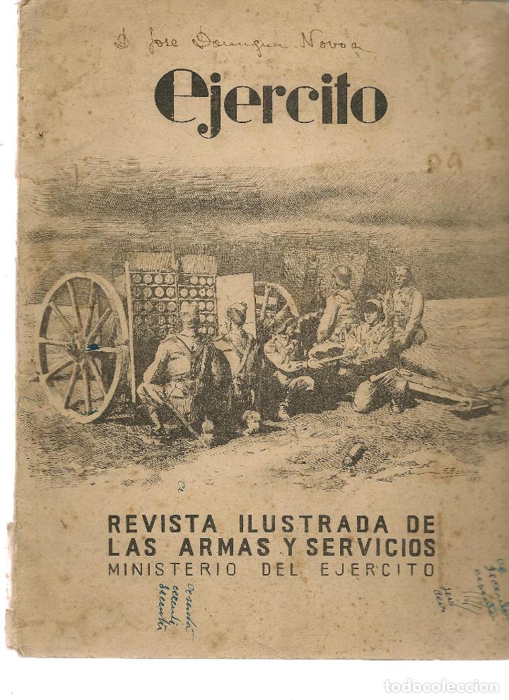 Militaria: EJERCITO. N&ordm; 120. REVISTA ILUSTRADA DE LAS ARMAS Y SERVICIOS. ENERO 1950. (P/B78)