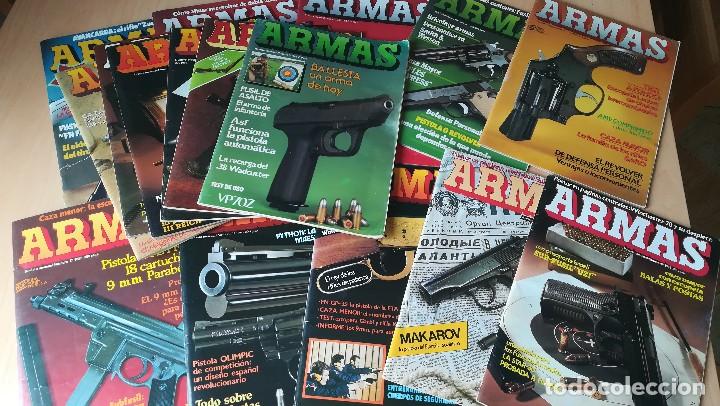 Military Antiques: LOTE REVISTA ARMAS 1982 46 N&Uacute;MEROS