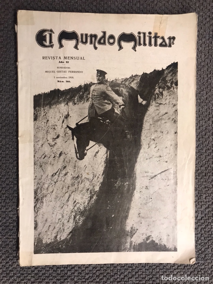 Military Antiques: EL MUNDO MILITAR. Revista Mensual No.366 (a.1918)