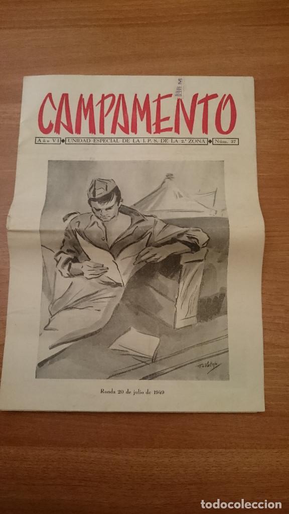 Militaria: REVISTA CAMPAMENTO UNIDAD ESPECIAL DE LA L. P. S. DE LA 2&ordm; ZONA  N&ordm; 37