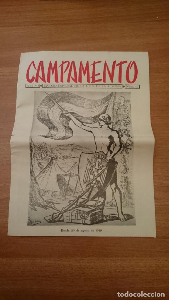 Militaria: REVISTA CAMPAMENTO UNIDAD ESPECIAL DE LA L. P. S. DE LA 2&ordm; ZONA  N&ordm; 40