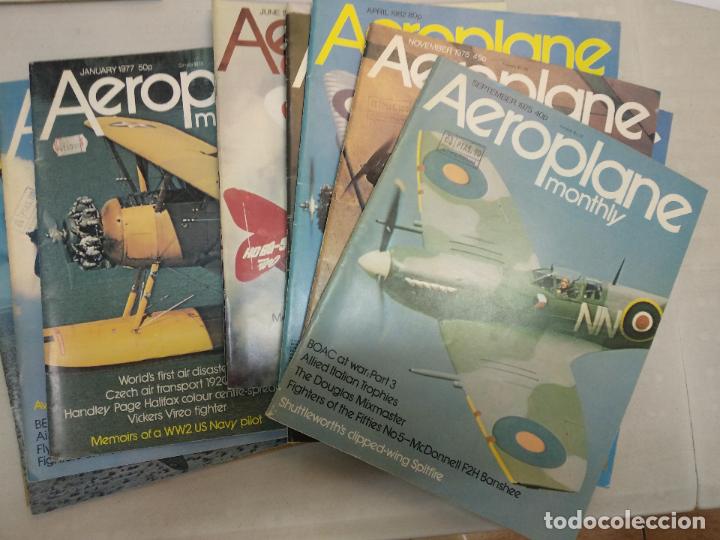 Military Antiques: Lote 13 revistas aeroplane Monthly