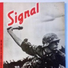 Militaria: REVISTA SIGNAL Nº 2 1941 EN ESPAÑOL. GRAN FORMATO. . Lote 128943007