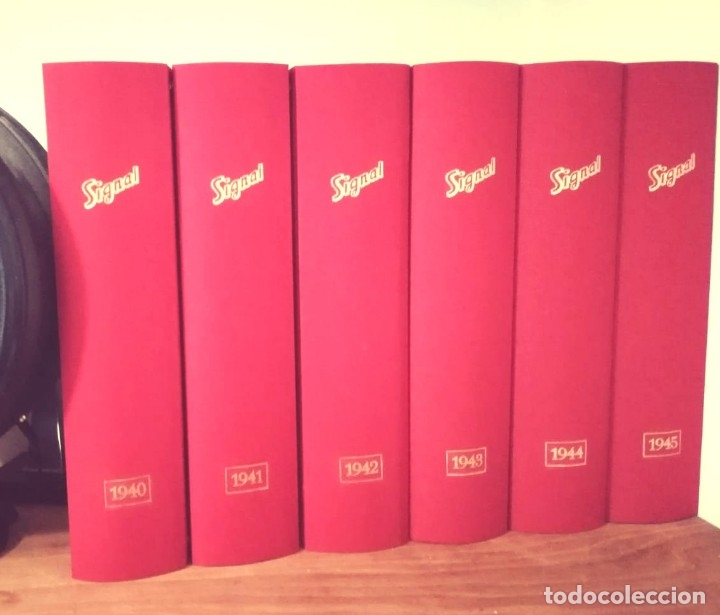 Militaria: Carpetas de lujo para revistas alemanas ww2 Signal 1940 - 1945