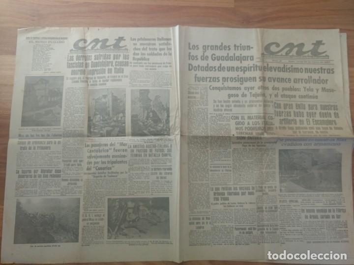 Militaria: CNT Asturias, Leon y Palencia 22 marzo 1937 Guerra Civil conquista Yela, Masegoso de Taju&ntilde;a Oviedo