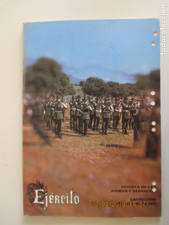 Militaria: EJ&Eacute;RCITO. REVISTA DE LAS ARMAS Y SERVICIOS. ESTADO MAYOR DEL EJ&Eacute;RCITO. N&ordm; 480. ENERO 1980. A&Ntilde;O XLI