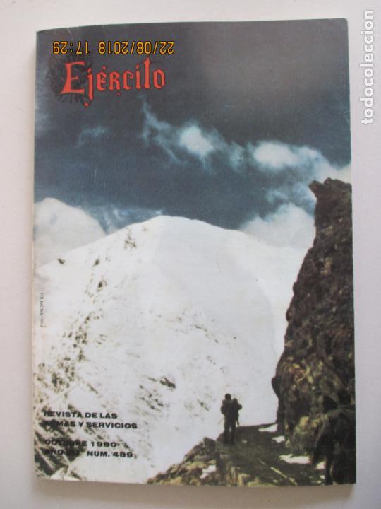 Militaria: EJ&Eacute;RCITO. REVISTA DE LAS ARMAS Y SERVICIOS. ESTADO MAYOR DEL EJ&Eacute;RCITO. N&ordm; 489. OCTUBRE 1980.