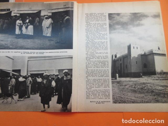 Militaria: ARTICULO 1957 - EL IFNI PUEBLO DE NOMADAS ESPA&Ntilde;A INCORPORA A LA VIDA OCCIDENTAL - 10 PAGINAS