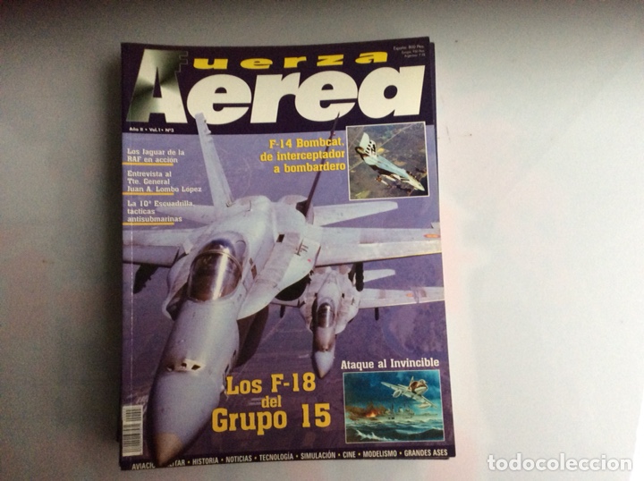 Militaria: REVISTA FUERZA AEREA N&ordm; 3 - AVIACION MILITAR - HISTORIA - NOTICIAS