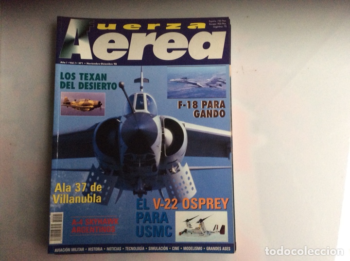 Militaria: REVISTA FUERZA AEREA N&ordm; 1 - AVIACION MILITAR - HISTORIA - NOTICIAS