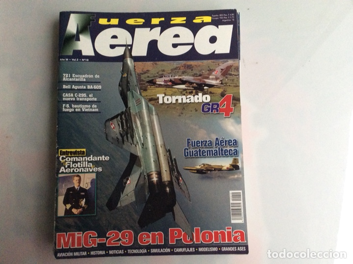 Militaria: REVISTA FUERZA AEREA N&ordm; 10 - AVIACION MILITAR - HISTORIA - NOTICIAS