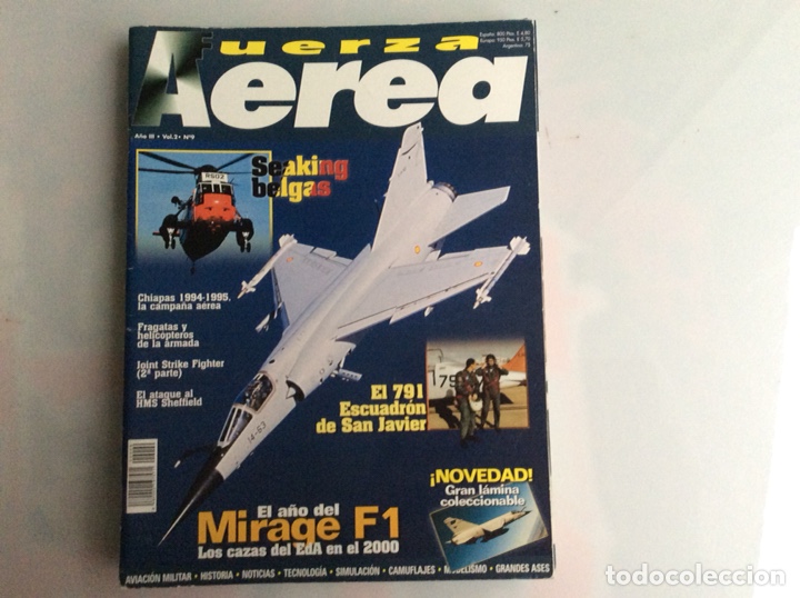 Militaria: REVISTA FUERZA AEREA N&ordm; 9 - AVIACION MILITAR - HISTORIA - NOTICIAS