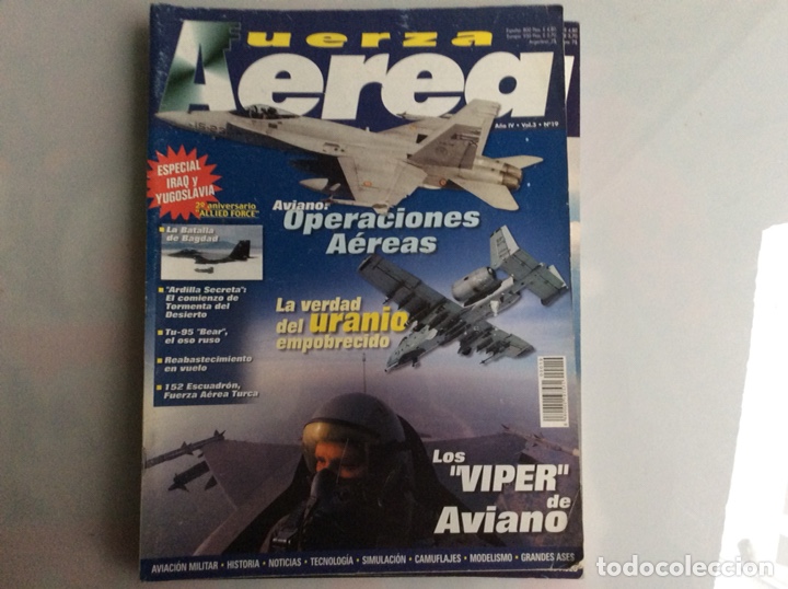 Militaria: REVISTA FUERZA AEREA N&ordm; 19 - AVIACION MILITAR - HISTORIA - NOTICIAS