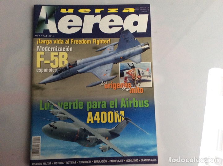 Militaria: REVISTA FUERZA AEREA N&ordm; 14 - AVIACION MILITAR - HISTORIA - NOTICIAS