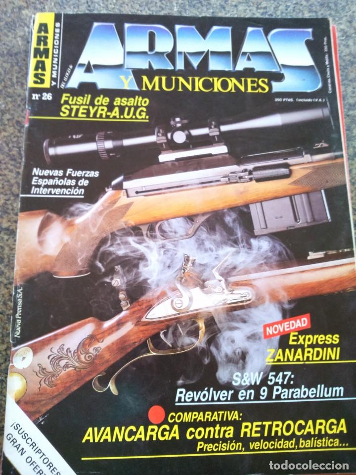 Militaria: REVISTA ARMAS Y MUNICIONES -- N&ordm; 26 -- 1986 --