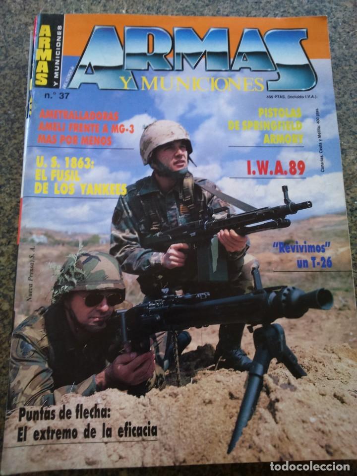 Militaria: REVISTA ARMAS Y MUNICIONES -- N&ordm; 37 -- 1986 --