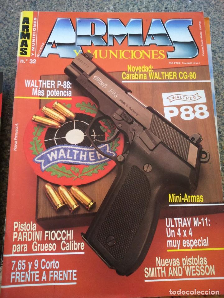 Militaria: REVISTA ARMAS Y MUNICIONES -- N&ordm; 32 -- 1986 --