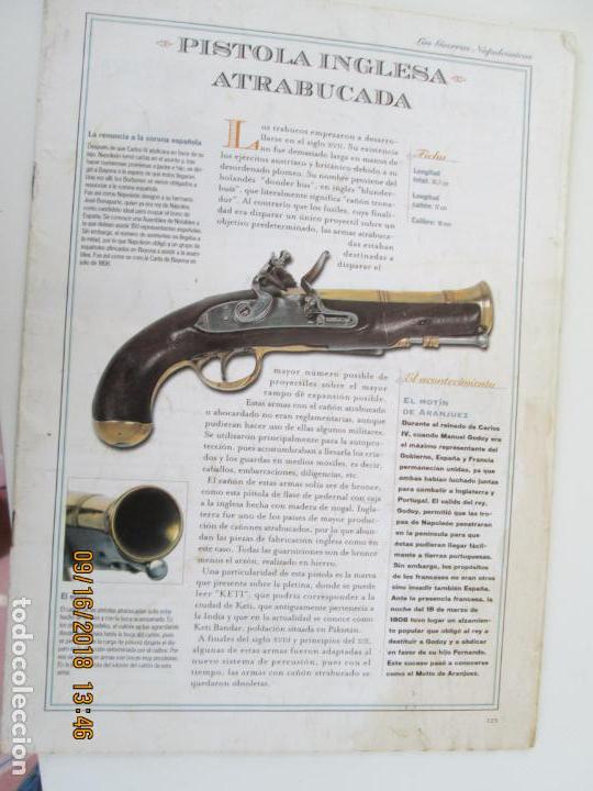 Militaria: ARMAS HIST&Oacute;RICAS SALVAT - FICHA PISTOLA INGLESA ATRABUCADA.......