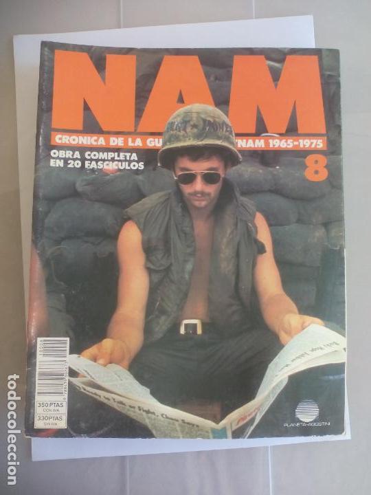 Militaria: NAM. CRONICA DE LA GUERRA DE VIETNAM 1965 - 1975. FASCICULO N&ordm; 8. PLANETA AGOSTINI. 1988