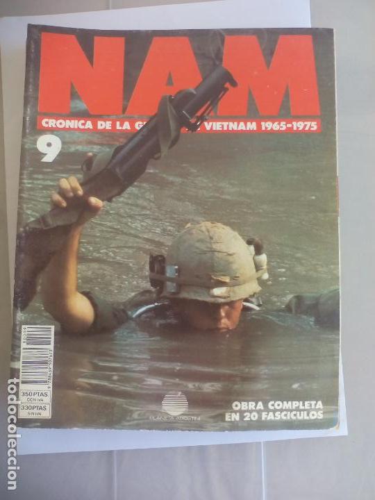Militaria: NAM. CRONICA DE LA GUERRA DE VIETNAM 1965 - 1975. FASCICULO N&ordm; 9. PLANETA AGOSTINI. 1988
