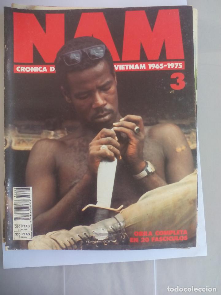 Militaria: NAM. CRONICA DE LA GUERRA DE VIETNAM 1965 - 1975. FASCICULO N&ordm; 3. PLANETA AGOSTINI. 1988